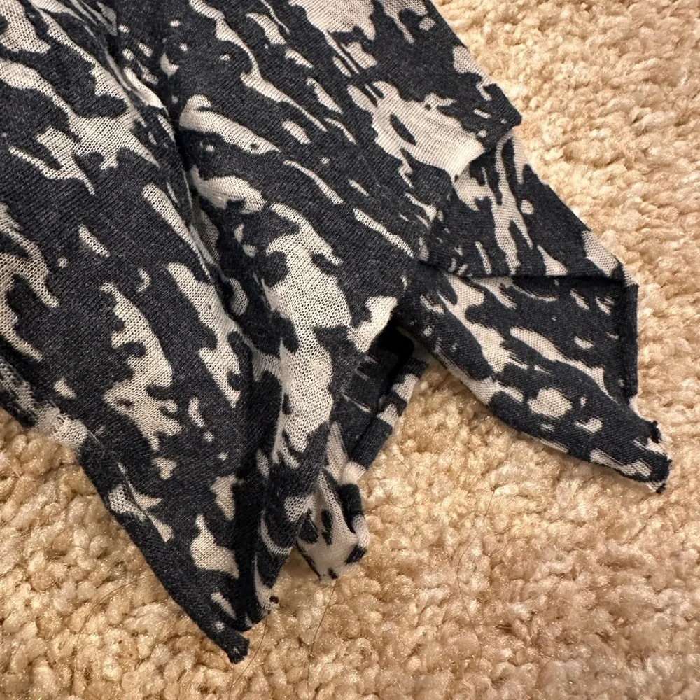 *Vintage* Denny’s!  Zinnias Navy Blue Dress - Picture 3 of 11